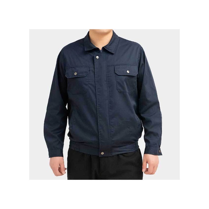 Яке с охлаждащ вентилатор, Jeiibrzui, Полиестер, Синьо, 2XL