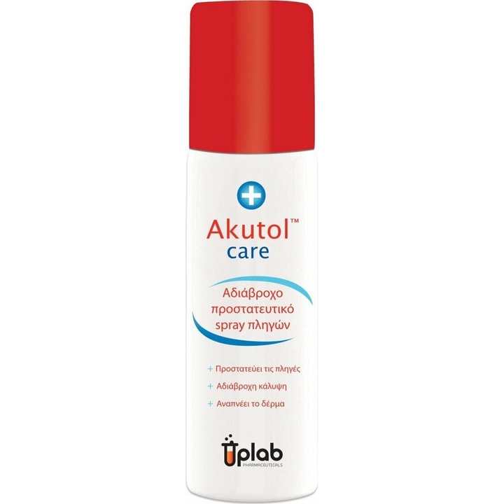 Spray de protectie pentru rani rezistent la apa, Uplab, Akutol, 60 ml