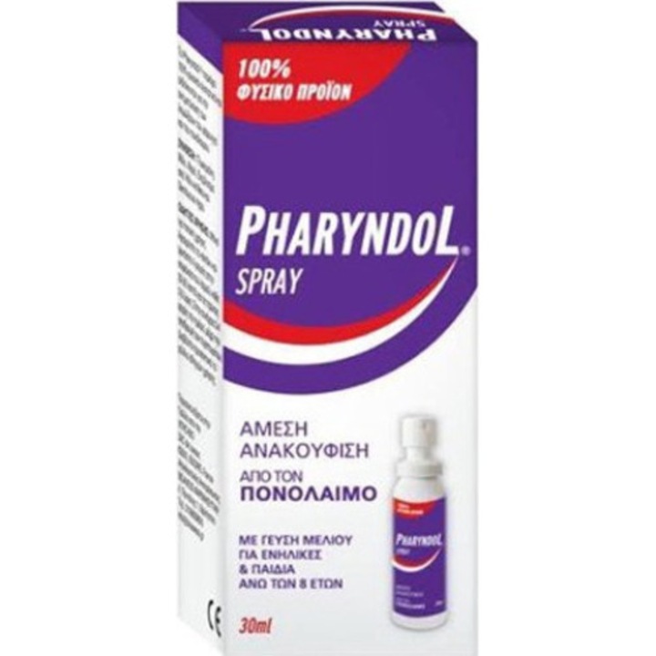 Spray pentru dureri gat PHARYNDOL, 30ml