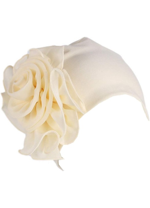 Virágos turbán nőknek, QttvbTna, Bézs