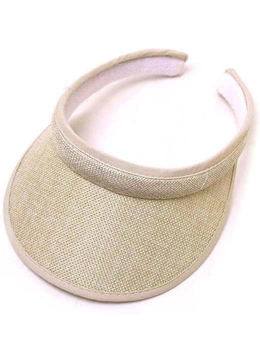 Sapca de soare convertibila, Bej, Bumbac, 55-60cm, Protectie UV