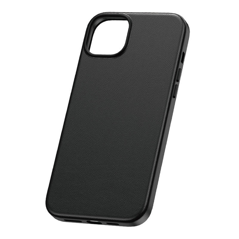 Carcasa Baseus Fauxther compatibila cu iPhone 15 Pro Max, Negru