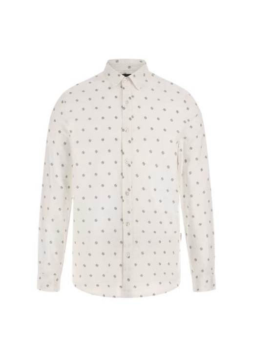 Férfi ing, Guess, Pamut, Bézs, Bézs