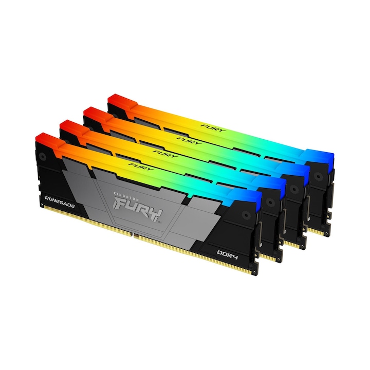 RAM Kingston FURY Renegade RGB 32GB (4x8GB) DDR4 3200MHz CL16 KF432C16RB2AK4/32 KF432C16RB2AK4-32