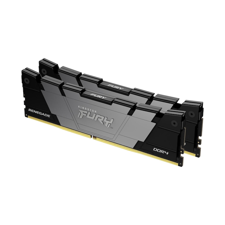 Üzemi memória Kingston FURY Renegade Black 64GB (2x32GB) DDR4 3200MHz CL16 KF432C16RB2K2/64 KF432C16RB2K2-64