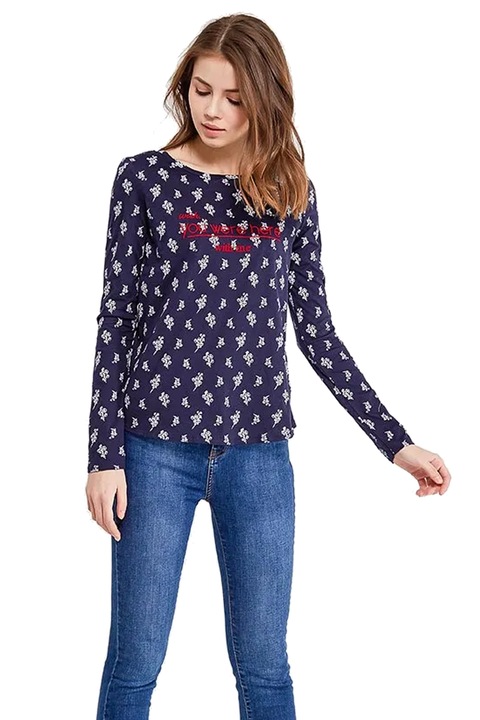 Bluza, Springfield, Bumbac, XS, Bleumarin