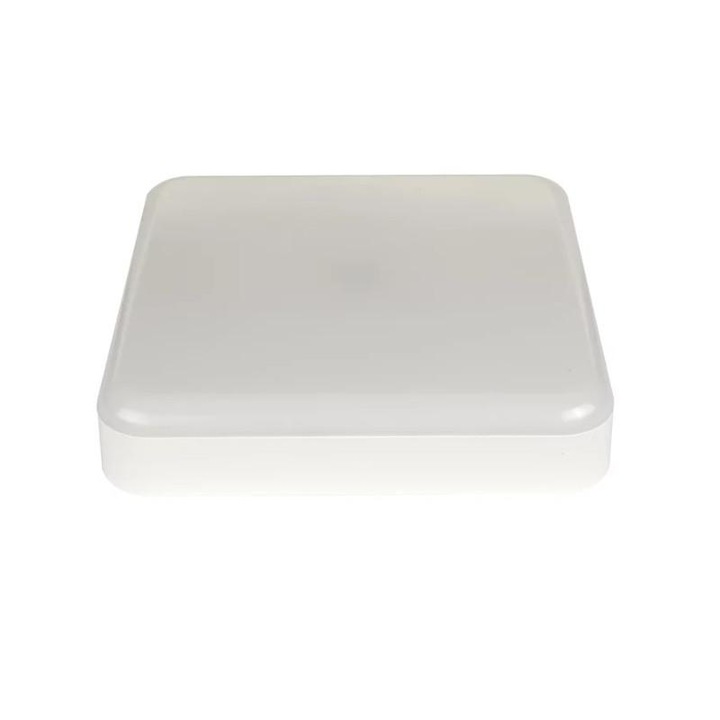Kültéri LED mennyezeti lámpa mozgásérzékelővel Ledvance SURFACE SLIM SQUARE 260, 26W, 2730 lm, semleges fény 4000K, IP65/IK10, 260x260x55mm, Fehér