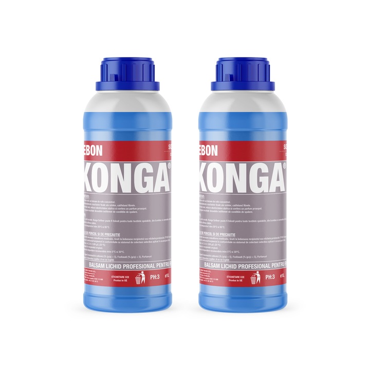 Konga öblítő, friss óceán illat, 2x1L, 80 mosás