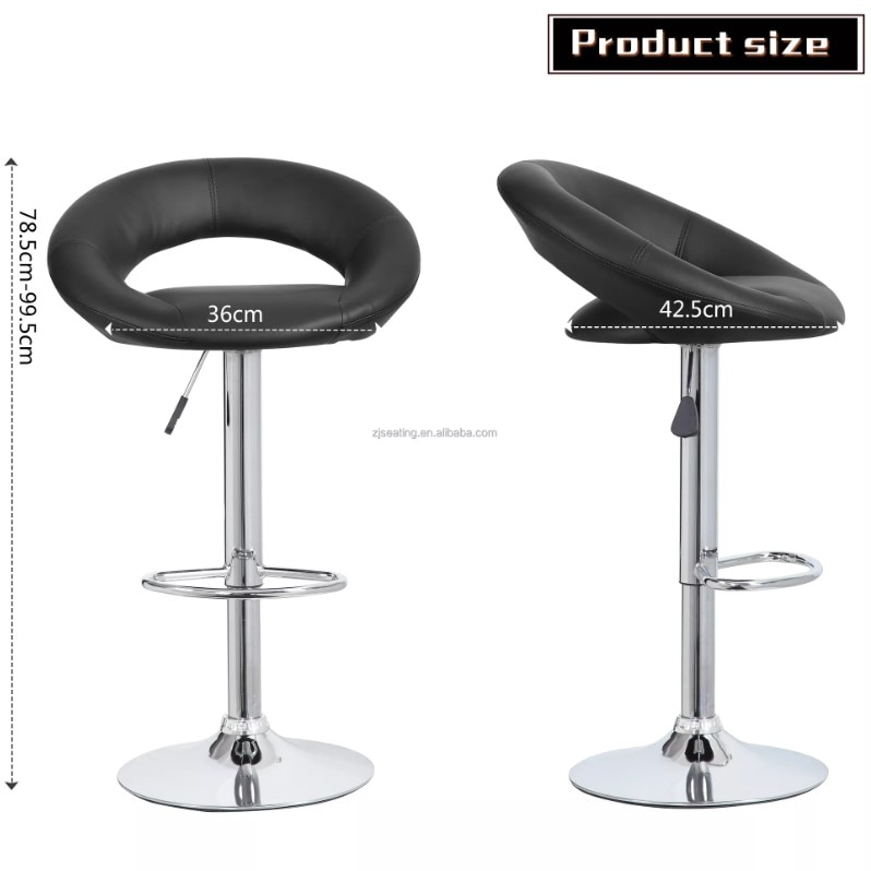 Set de scaune salon bar, make-up, cosmetica, hidraulic, inaltime