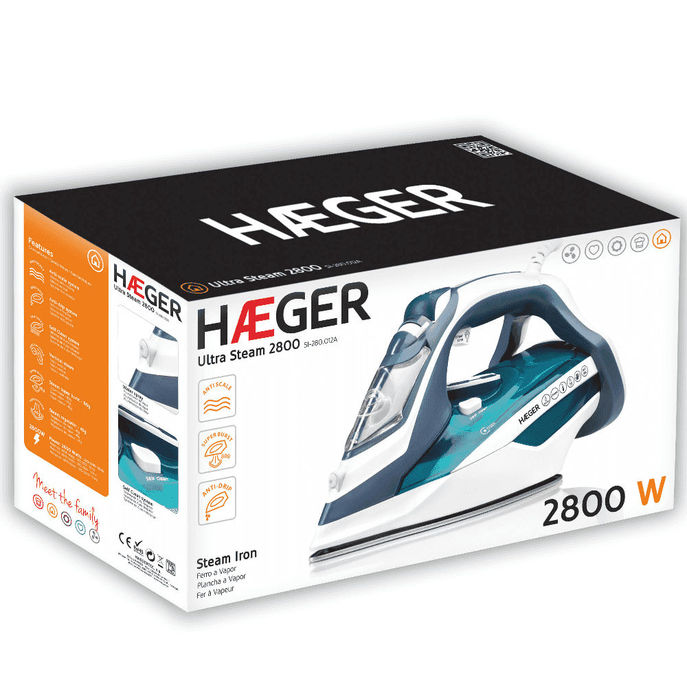 Fier de Calcat cu Abur Haeger SI-280.012B 2800 W