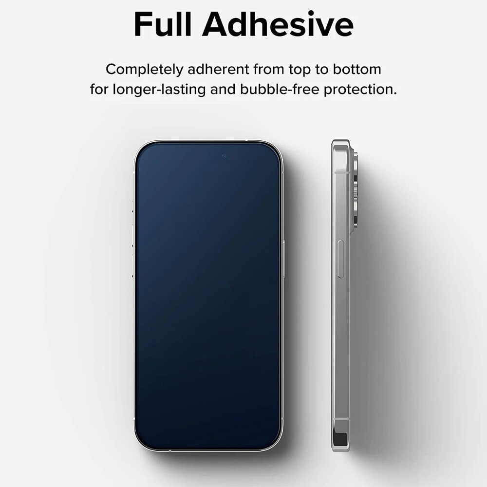 Folie sticla pentru iPhone 15 Pro Ringke Cover Display Tempered Glass, negru