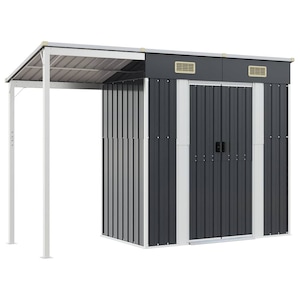 Sopron gradina acoperis extins vidaXL, antracit 277x107x181 cm, otel 364526
