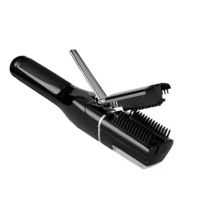 Aparat pentru tuns varfurile despicate, electric, pentru toate tipurile de par, negru