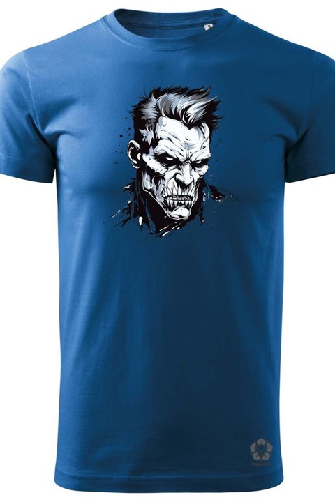 Мъжка тениска Magnolion Frankenstein v4, Небесно синьо, M