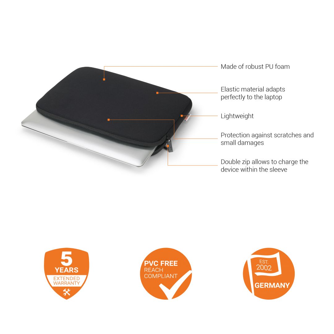 Husa pentru laptop, Dicota, BASE XX, 13.3", maro
