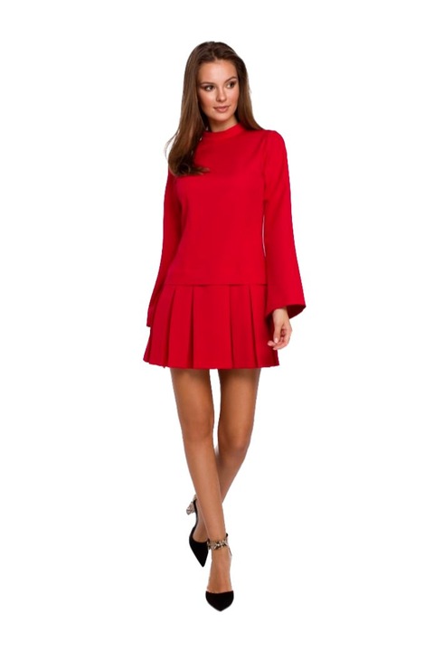 Makover ruha, polieszter, elasztán, Piros