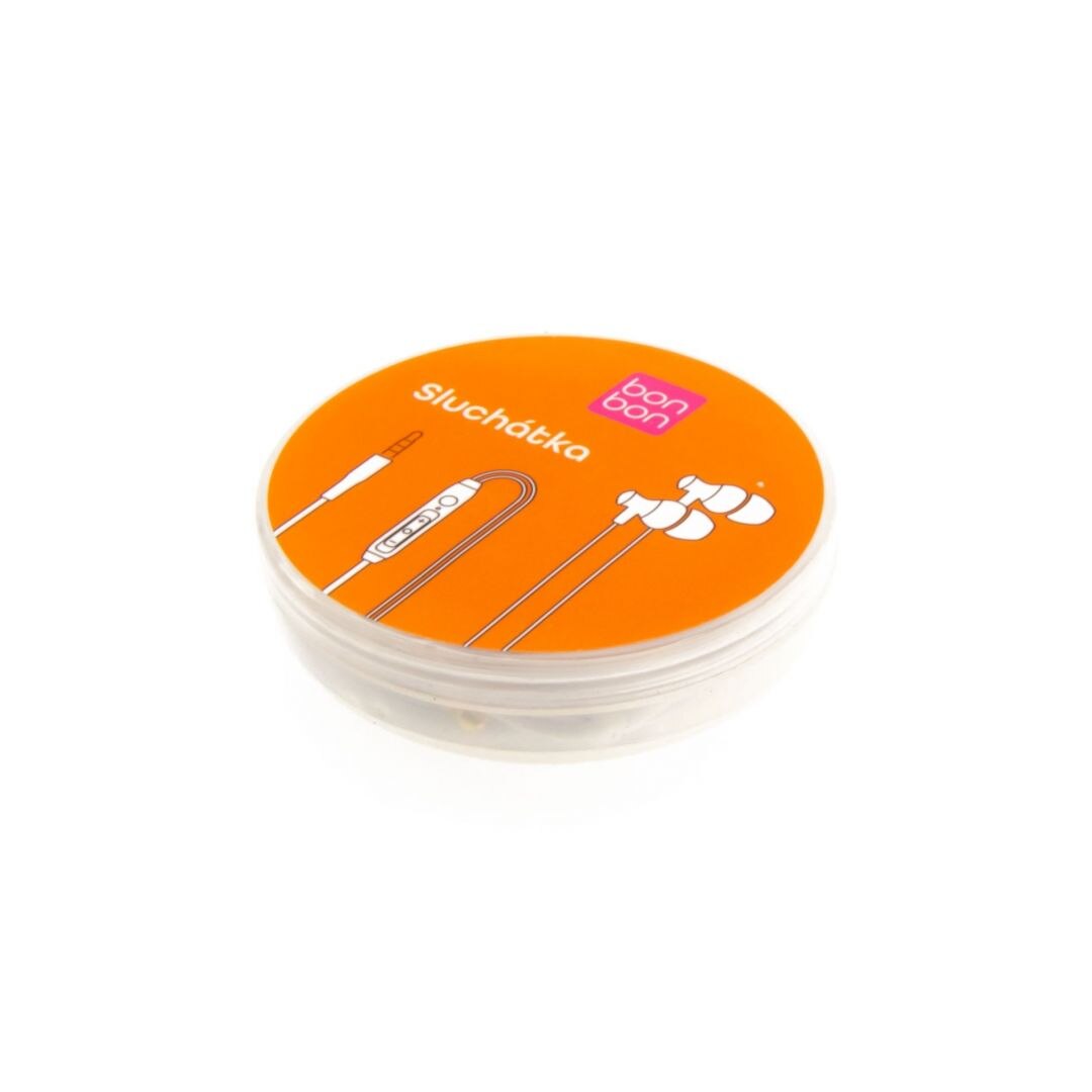 Casti, Bonbon, Conector jack de 3.5 mm, Alb