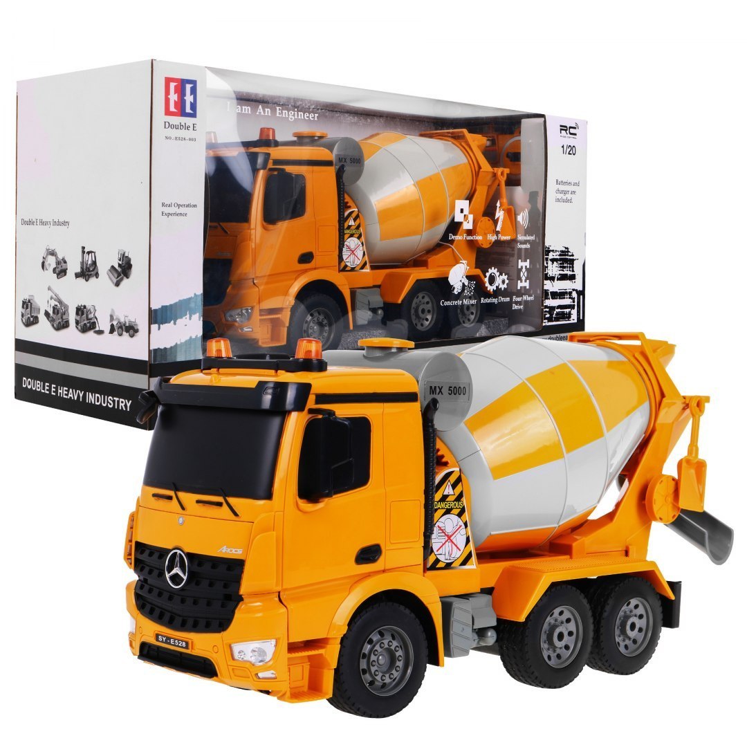 Camion - betoniera RC CaDa Mercedes Benz scara 1:20, E528-003