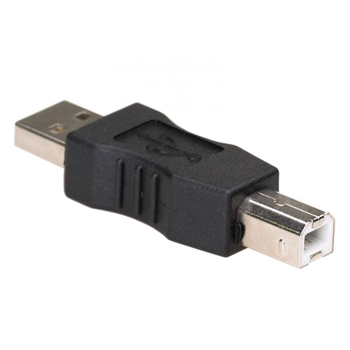 Akyga AK-AD-29 USB-AM/USB-BM adapter Black, 215251, Speciális átalakító