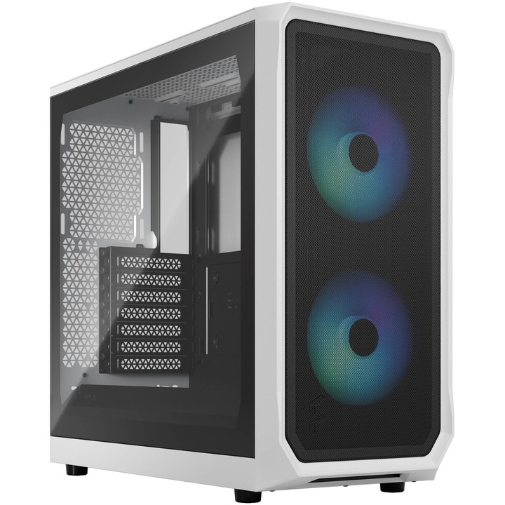 Компютърна кутия Fractal Design Focus 2 RGB, Бял, Middle Tower