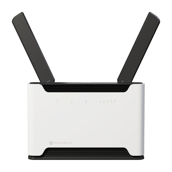 Router, MikroTik, 1773 MB/s, Dual band, 5xLAN, 3G, 4G, Alb/Negru