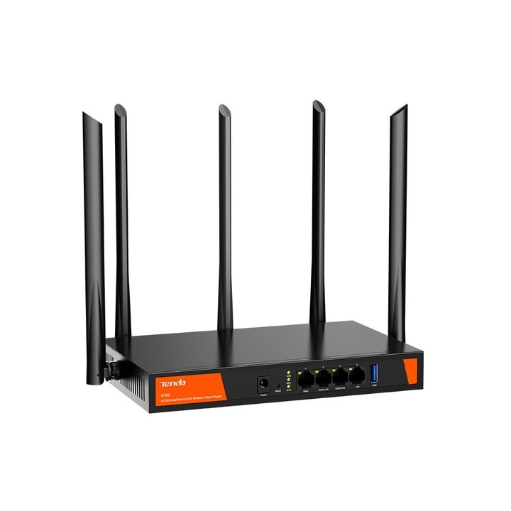 Безжичен хотспот рутер WiFi-6 Tenda W30E AX3000 Dual Band