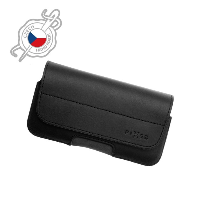 FIXED Posh Horizontal 6XL+, Fekete, Mobiltelefon Kiegészítő, 223592, Mobiltelefon tok