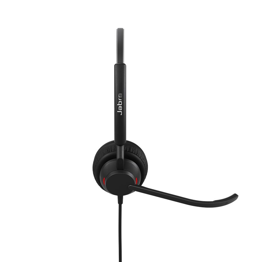 Casti cu fir, Jabra, Engage, 1.6 m, Negru