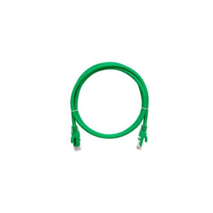 NIKOMAX CAT6 U-UTP Patch Cable 3m Green, 217048, Hálózati kábelek
