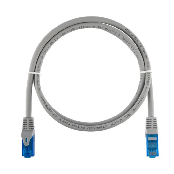 NIKOMAX CAT6 S-FTP Patch кабел 10m сив, Мрежови кабели