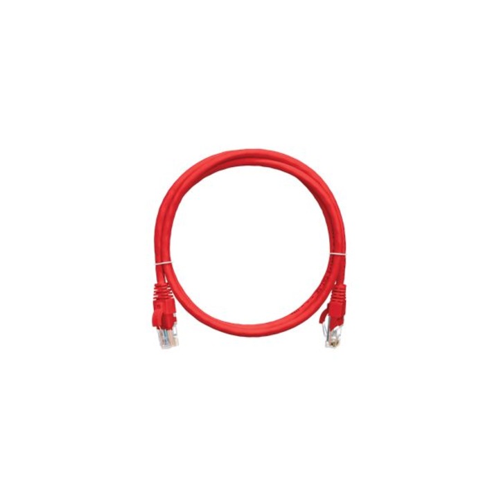 NIKOMAX CAT6A S-FTP Patch кабел 15m Червен, Мрежови кабели