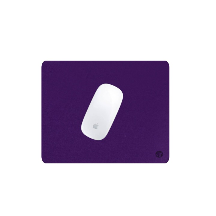 Minimalista PadForce egérpad szintetikus gyapjúból irodába, Gaming, Office - lila, 27x21.5cm