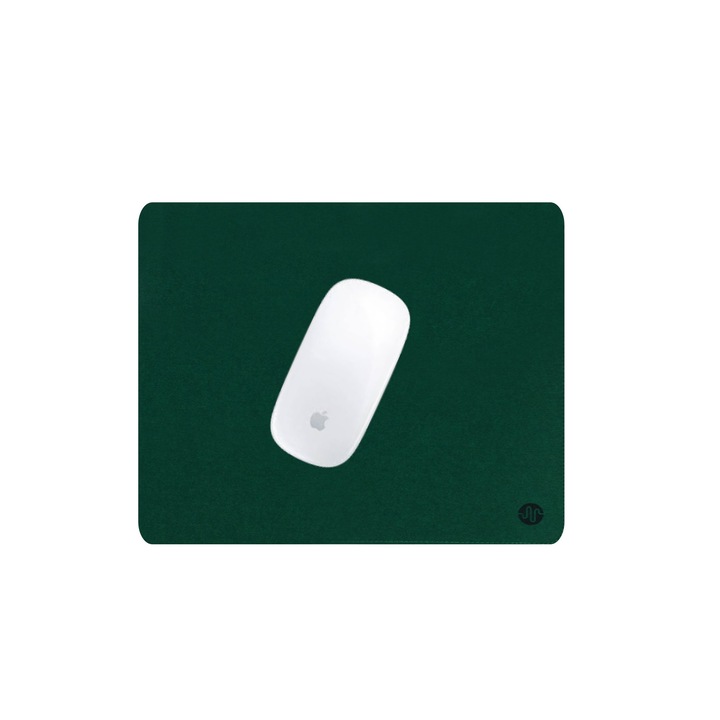 Minimalista PadForce egérpad szintetikus gyapjúból irodába, Gaming, Office - zöld, 27x21.5cm