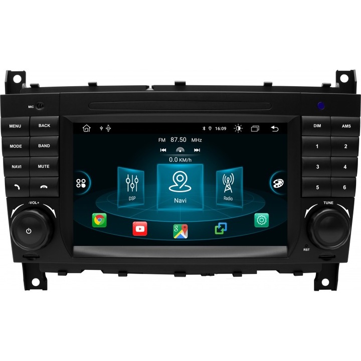 Мултимедия с навигация ZT, за MERCEDES-BENZ C CLASS W203 W467 7”, Android, 8+4+64, 9321