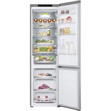 Хладилник с фризер LG GBV7280DMB, 387 л, Клас D, No Frost, WiFi, Smart Diagnosis, H 203 см, Сребрист