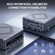 Mini PC NIPOGI процесор Intel Core i5-12450H до 4.4GHz, 16GB DDR4 512G M.2 SSD, 4K HDMI VGA, WiFi 6.0 BT 5.2, Windows 11