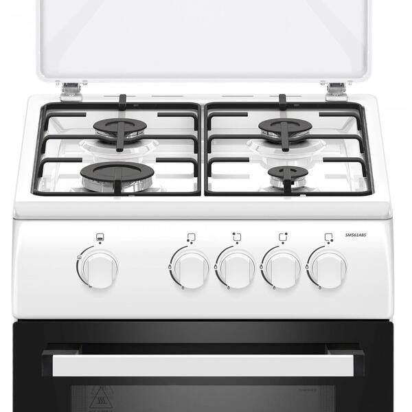 Aragaz Samus SM561ABS, 4 Arzatoare gaz, Cuptor gaz