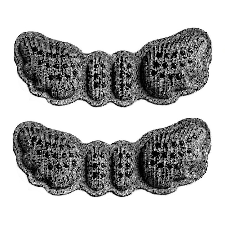 Set 2 branturi cu pernite pentru pantofi, Gneral Store, Marime universala, Negru