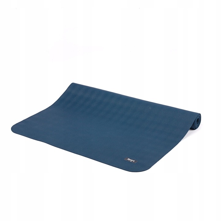 Covor de exercitii, Bodhi Yoga, EcoPro, 185x60 cm, albastru marin