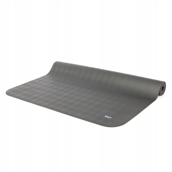 Covor de exercitii, Bodhi Yoga, EcoPro travel, 185cm, gri