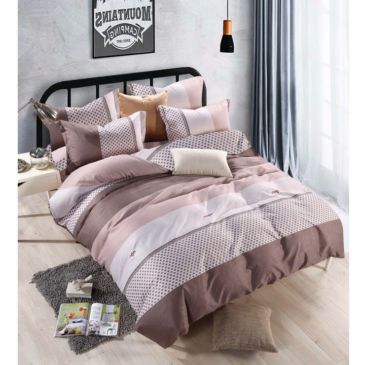 Lenjerie de Pat Finet, 1 Persoana, 4 Piese JO387