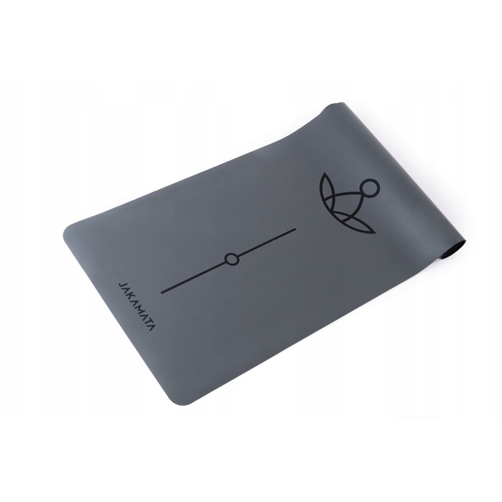 Covor de exercitii, Jakamata, XXL, 216x66 cm, 5mm, gri