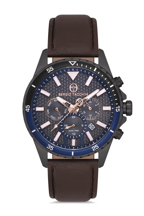 Мъжки часовник Sergio Tacchini ST.1.10101-4, Кафяв/Сив