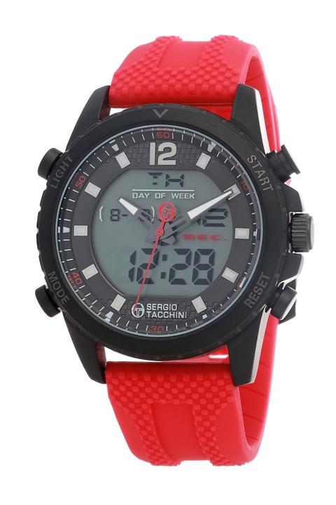 Мъжки часовник Sergio Tacchini ST.1.10052-3, Червен/Черен