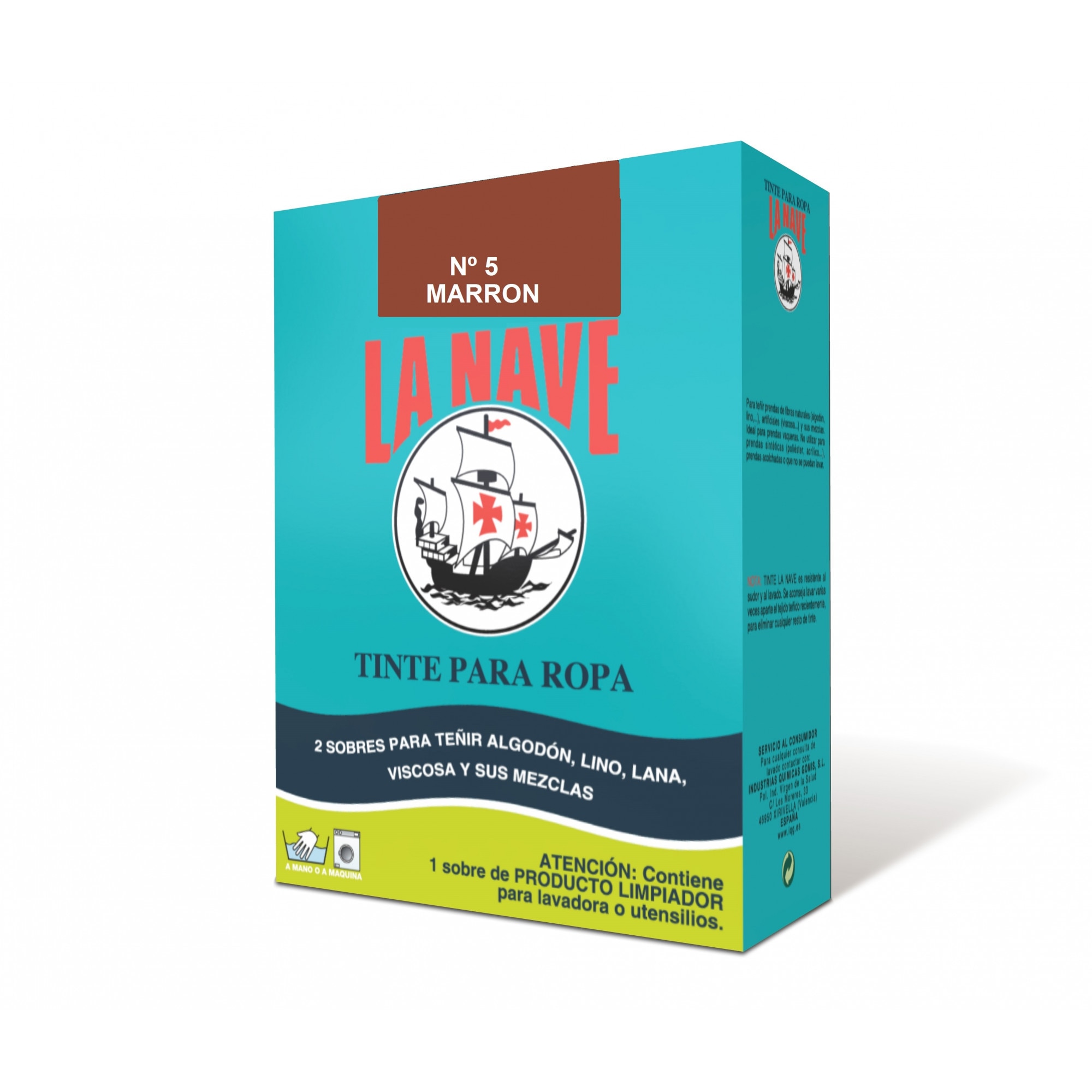 Vopsea pentru materiale textile La Nave, 2 x 20 g La Nave Maro