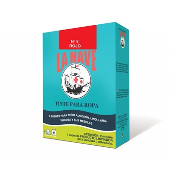 Vopsea pentru materiale textile La Nave, 2 x 20 g Rosu Vopsea pentru materiale textile La Nave, 2 x 20 g Rosu