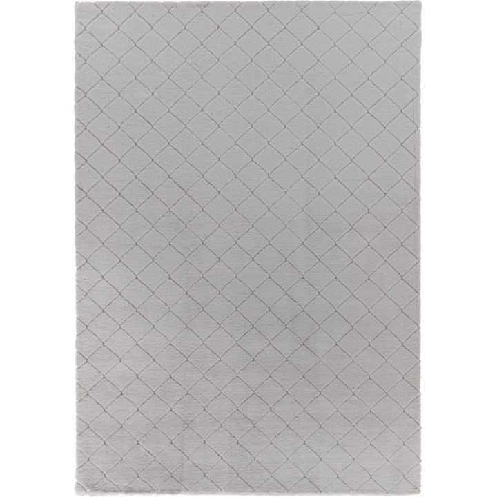 Blanita Gri, Covor Antiderapant, Soft LOP Grofat 076 80x150