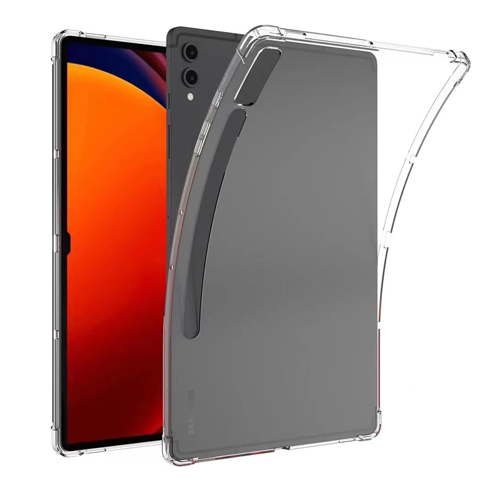 Husa compatibila cu Samsung Galaxy Tab S9 Plus, 12.4", Protectie antisoc, Silicon Ultra Slim High Tech, Crystal Clear