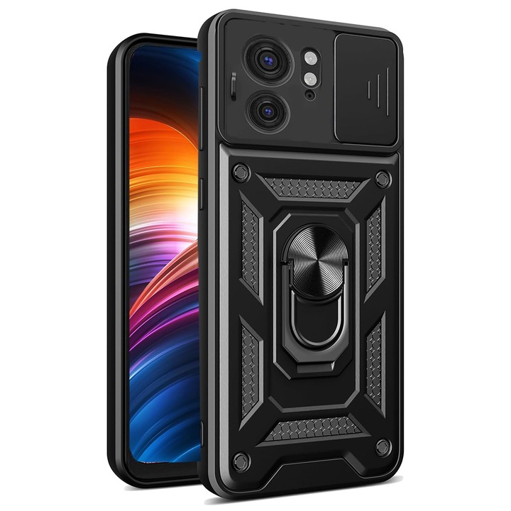 Motorola Edge 40 / Edge (2023) tok - Techsuit Camshield Series - fekete