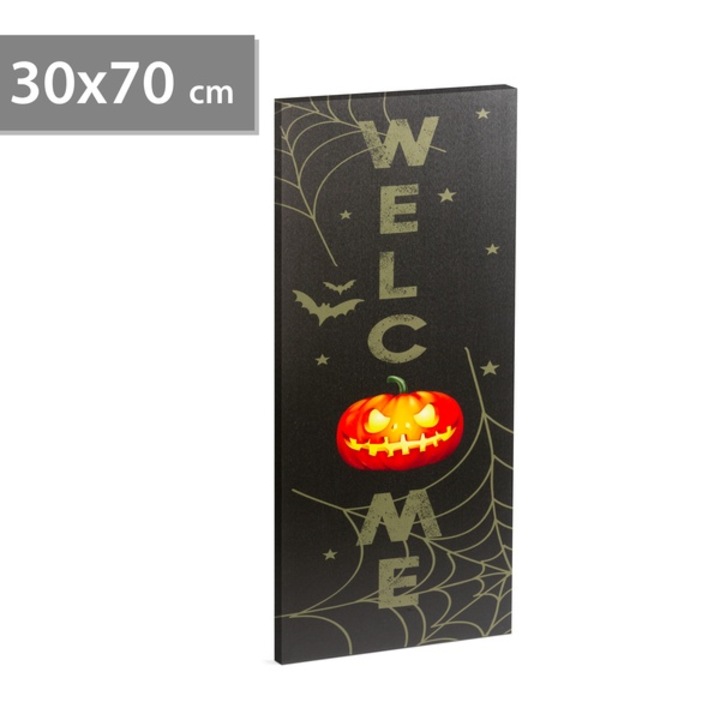 Tablou LED de Halloween - Agatatoare, 2 x AA, 30 x 70 cm